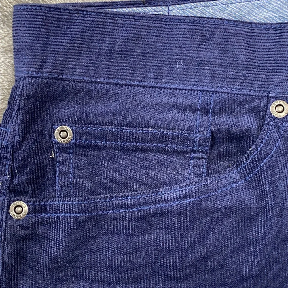Peter Millar Corduroy Pants Mens 36 Navy Blue Straight Leg 5-Pocket Preppy